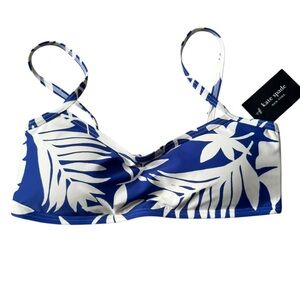 Kate Spade Tropical Blue Berry Bikini Top
